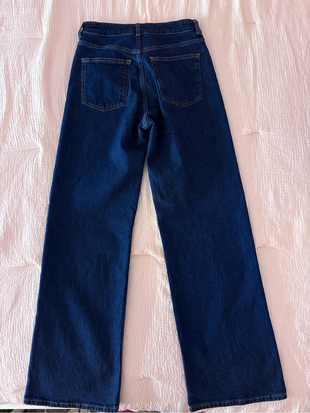 H&M Dark Blue Wide Leg Jeans - Picture 2 of 3